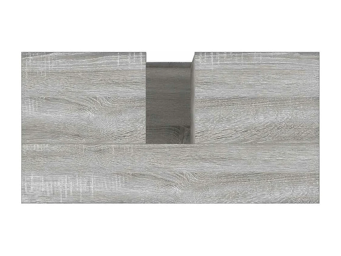 Armadietto Bagno Grigio Sonoma 65x33x60 cm in Legno Multistrato