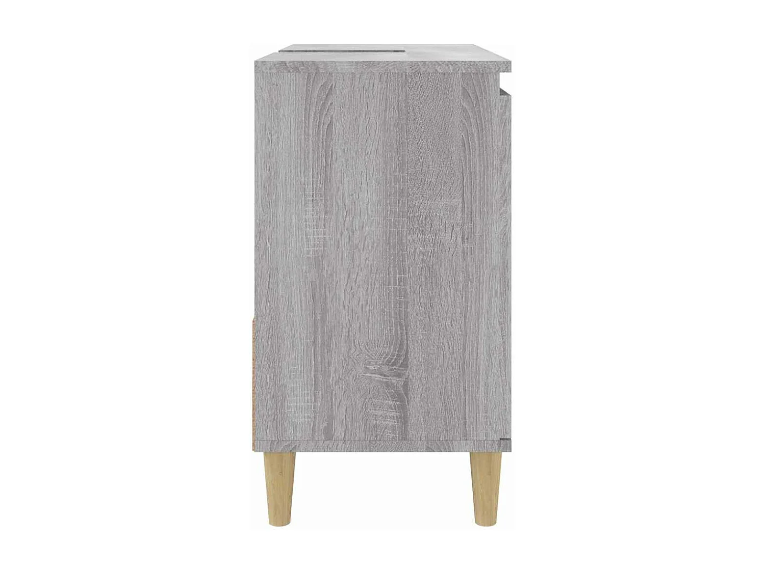 Armoire de bain sonoma gris 65x33x60 cm bois d'ingénierie