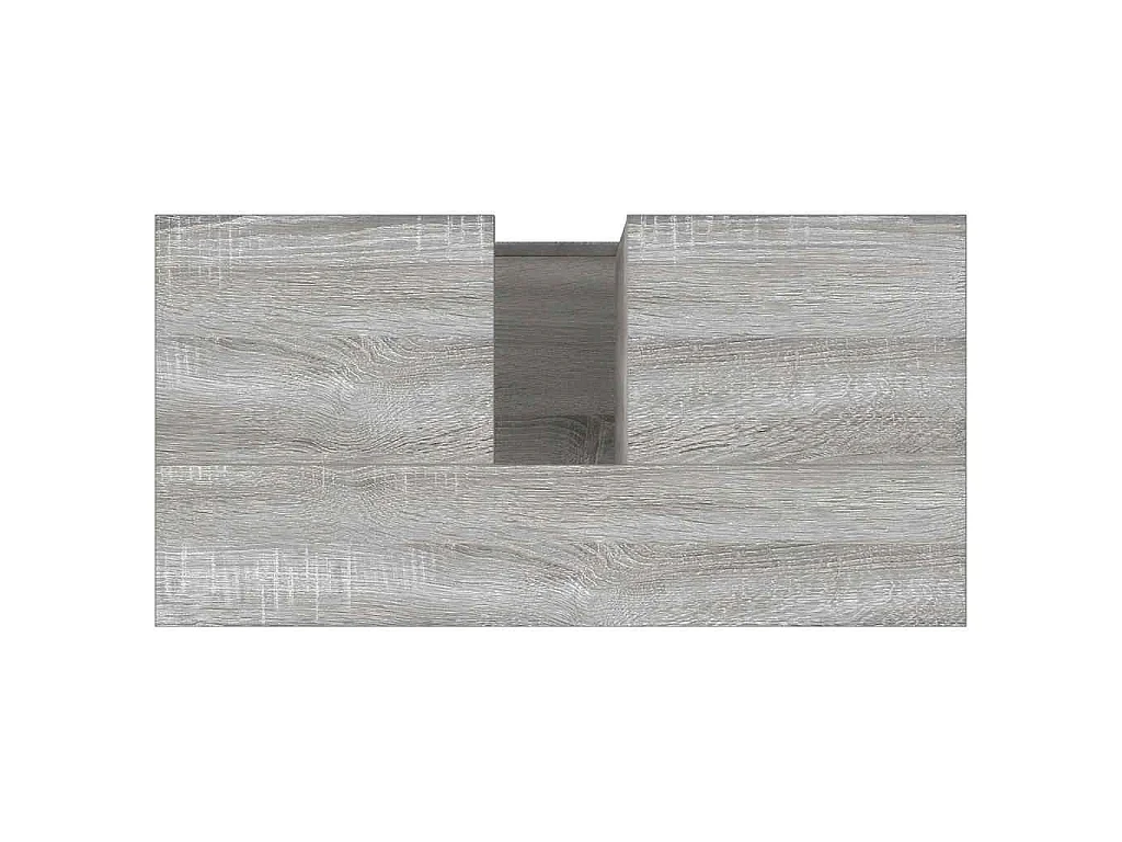 Armoire de bain sonoma gris 65x33x60 cm bois d'ingénierie