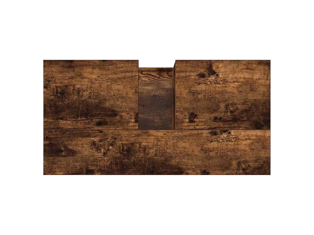 Badschrank Räuchereiche 65x33x60 cm Holzwerkstoff