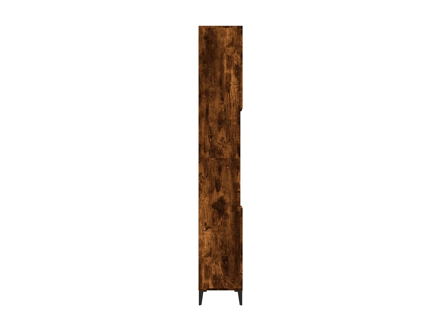 Armadietto Bagno Rovere Fumo 30x30x190 cm in Legno Multistrato