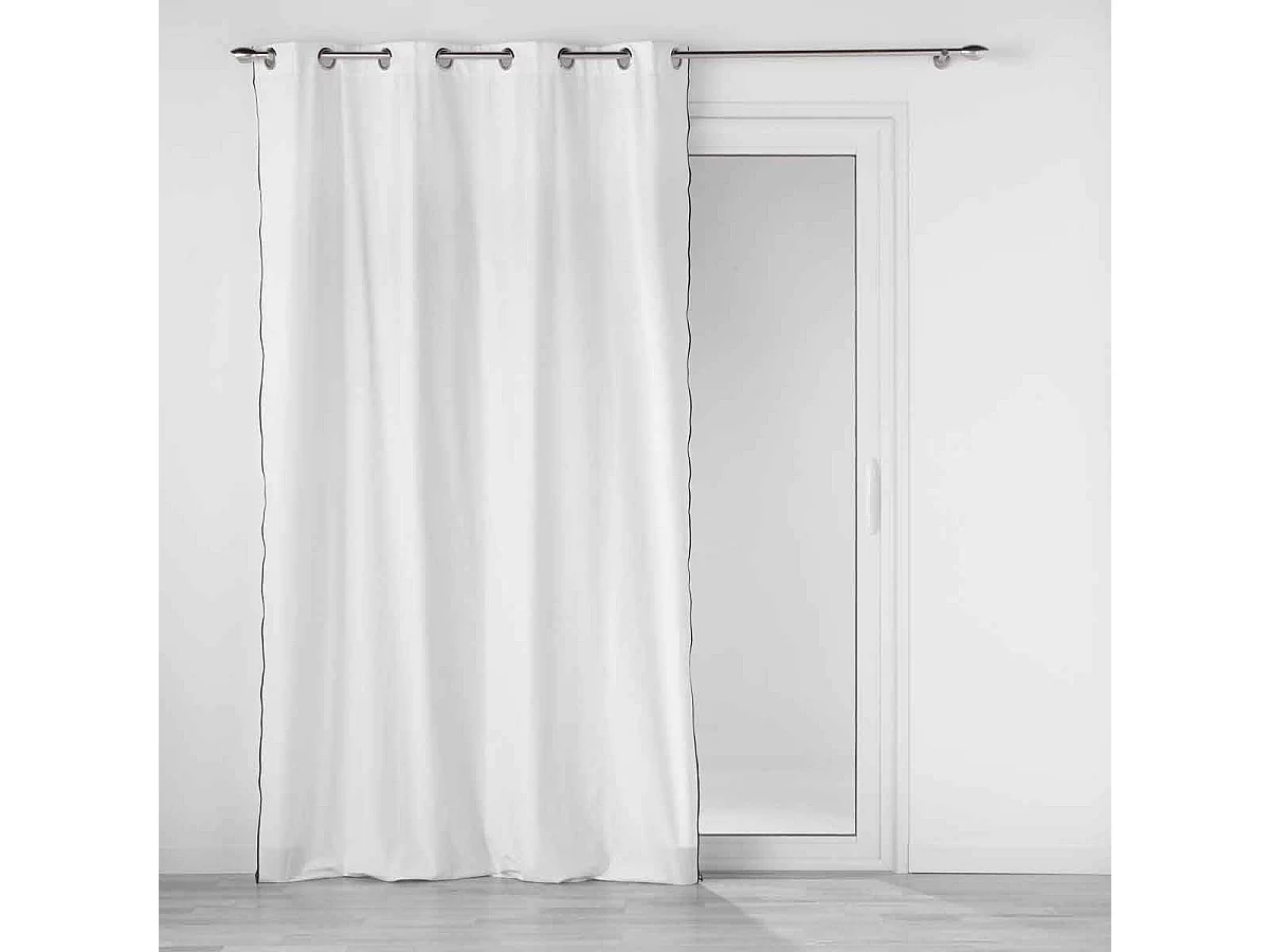 Rideau à Œillets "Mistraline" 140x240cm Blanc