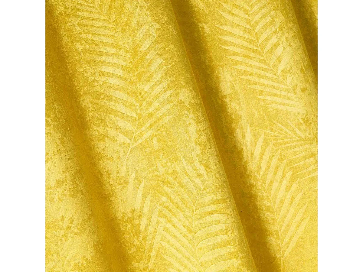 Rideau à Œillets "Tropicaline" 140x240cm Jaune