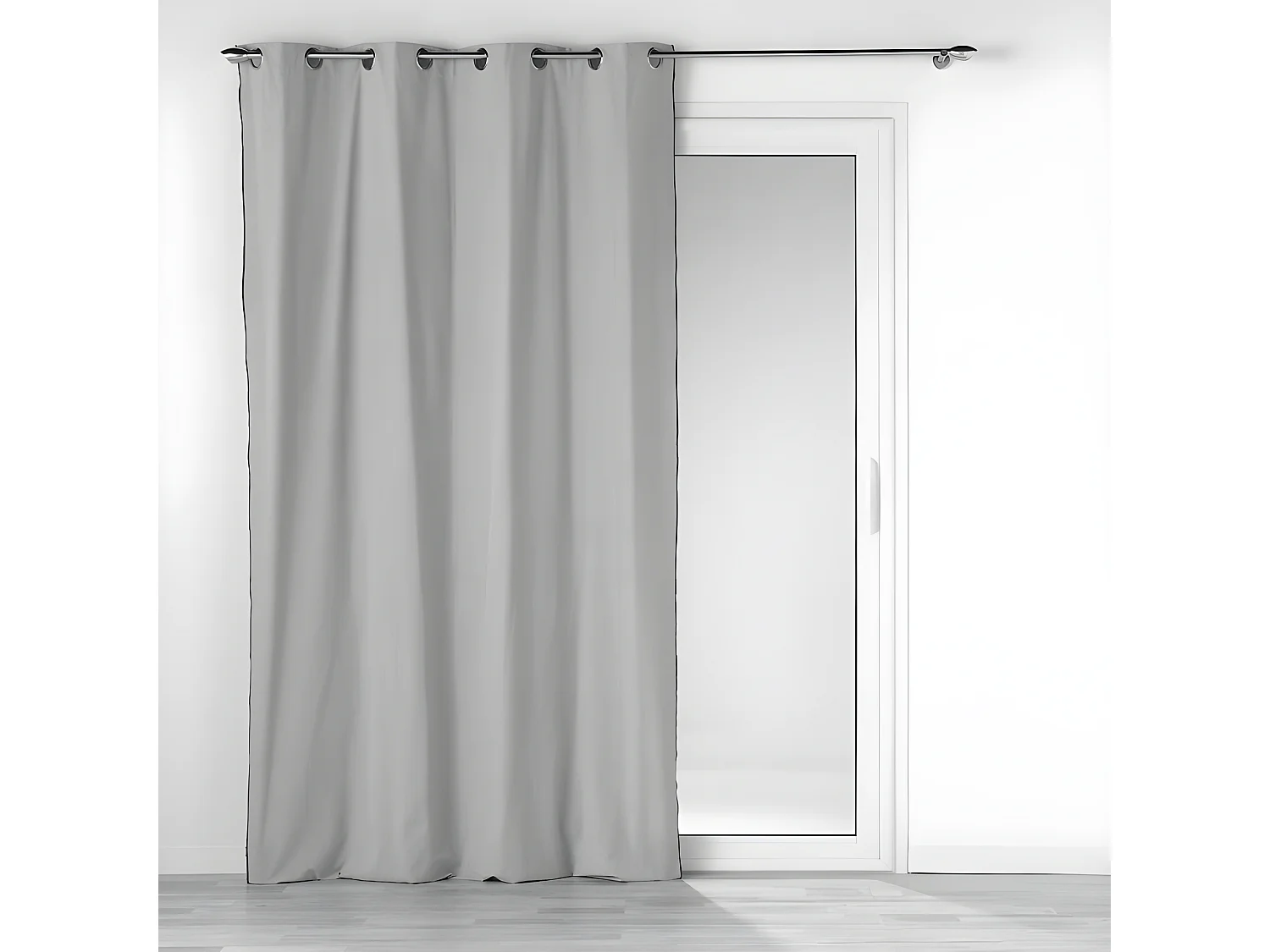 Rideau à Œillets "Mistraline" 140x240cm Gris Chiné