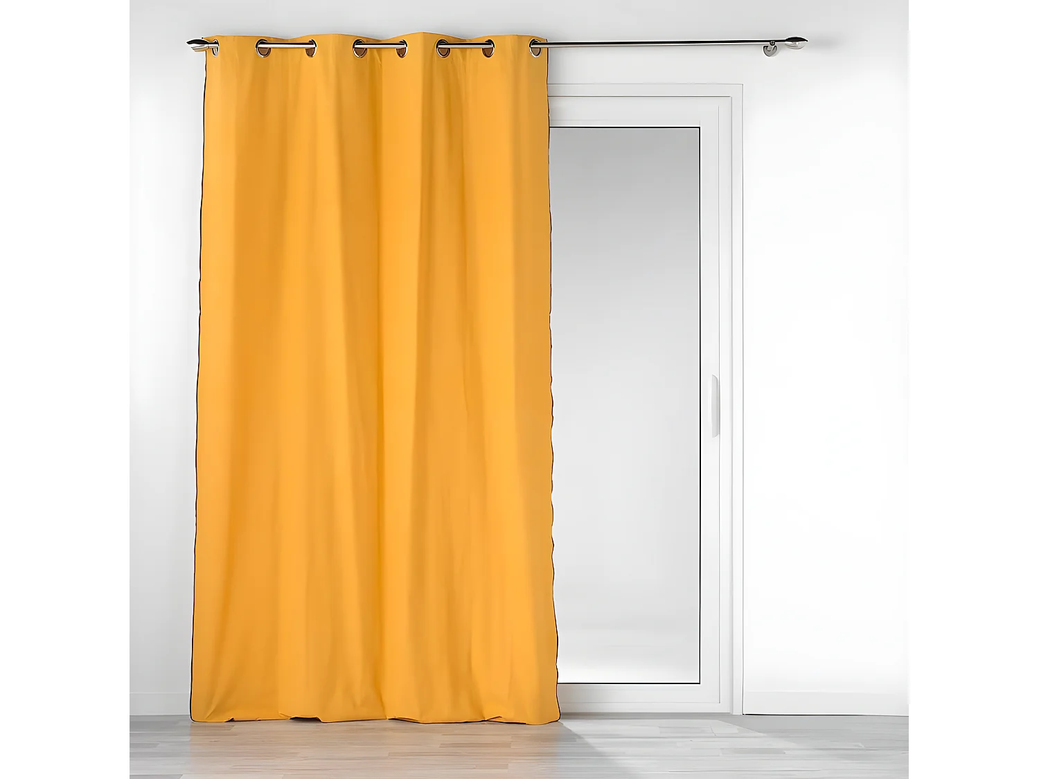 Rideau à Œillets "Mistraline" 140x240cm Moutarde
