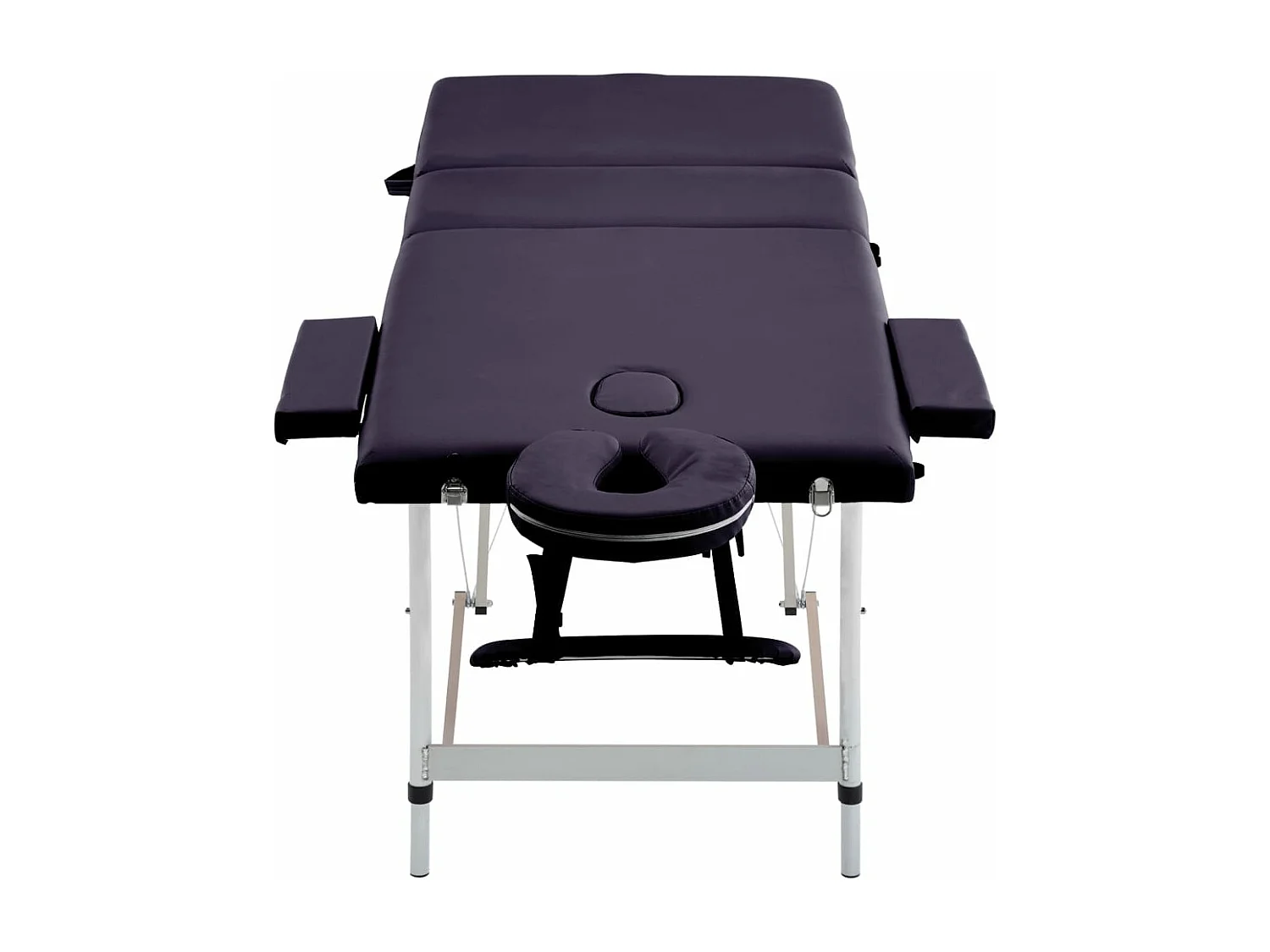 Table de massage pliable argenté 191 x 70 x 59 cm 02_0001828