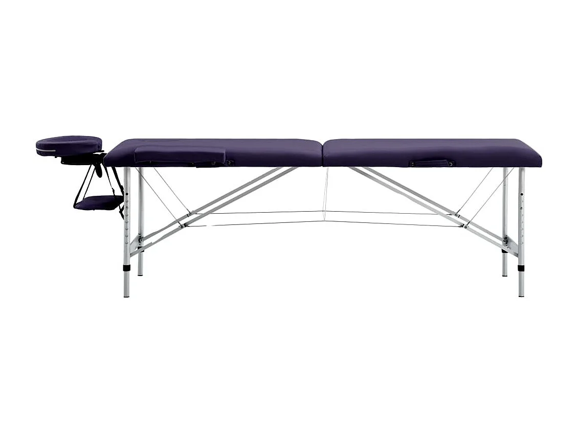 Table de massage pliable aluminium 191 x 70 x 59 cm 02_0001810