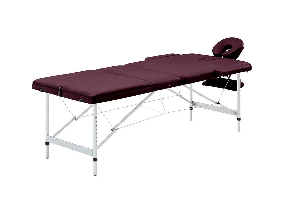 Table de massage pliable aluminium 191 x 70 x 59 cm 02_0001829