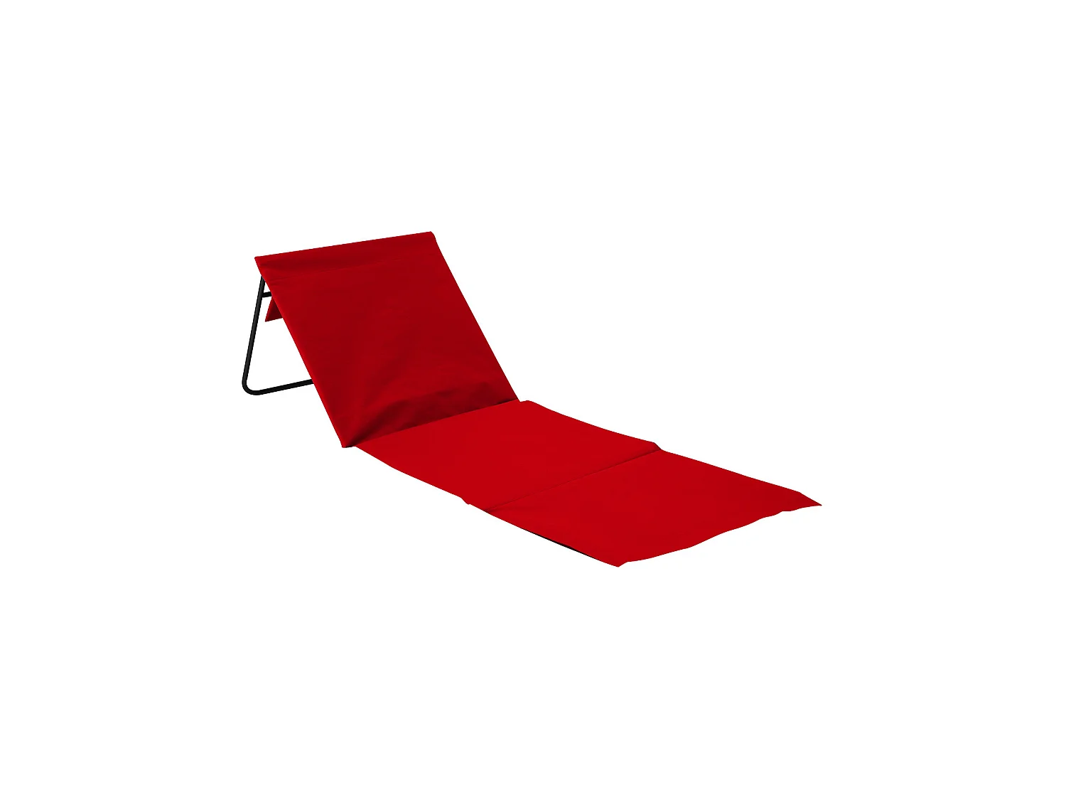 Tapis de plage pliable et rembourré avec dossier 153x51x42cm 7house