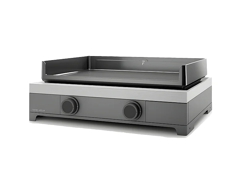 Plancha à gaz Modern 60 en acier - FORGE ADOUR