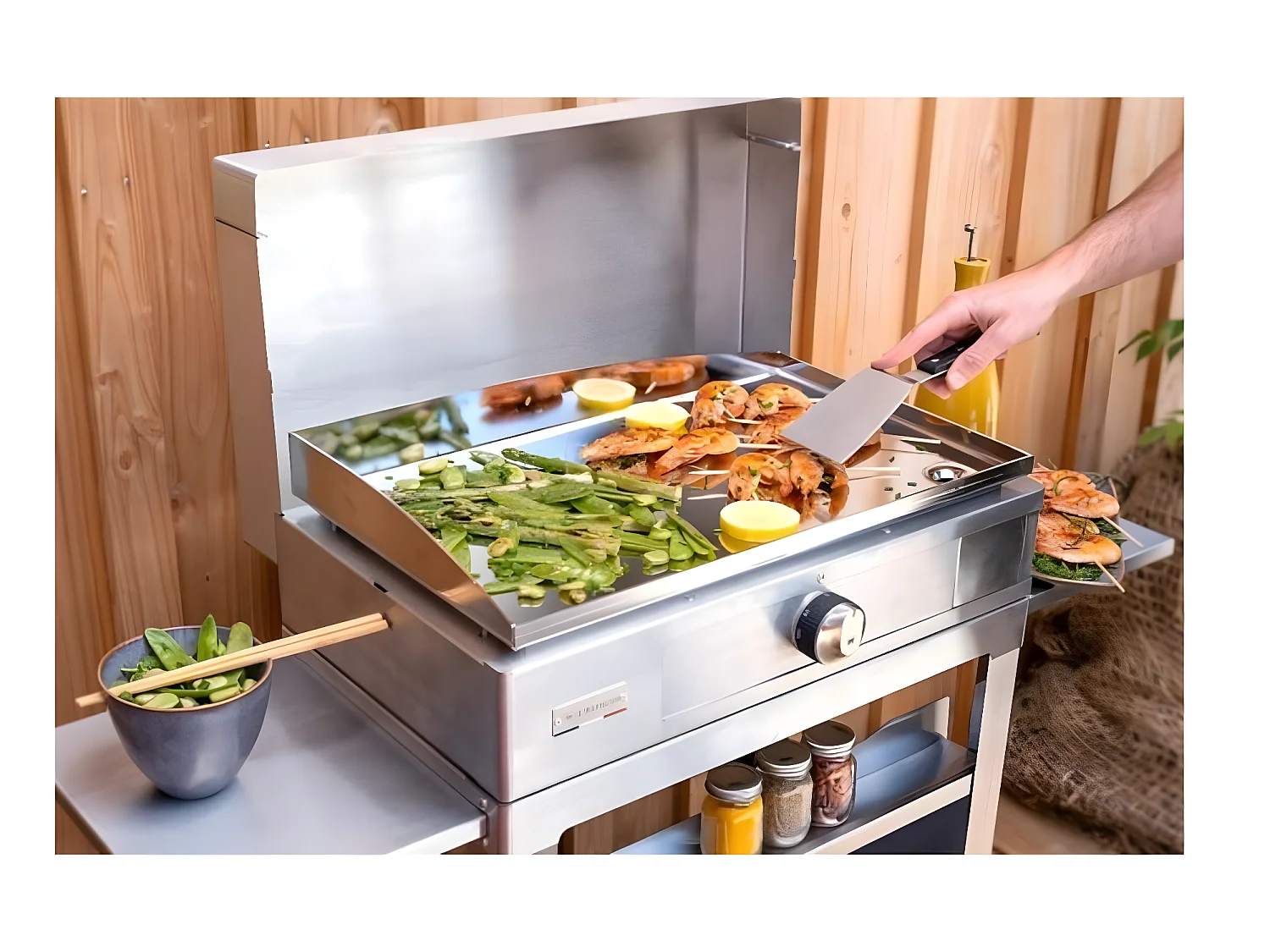 La Plancha Inox 160 électrique - Le Marquier