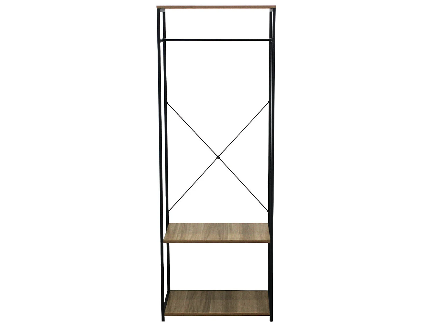 Oinu Porte-manteau en métal et bois 167x60x40,4cm 7house