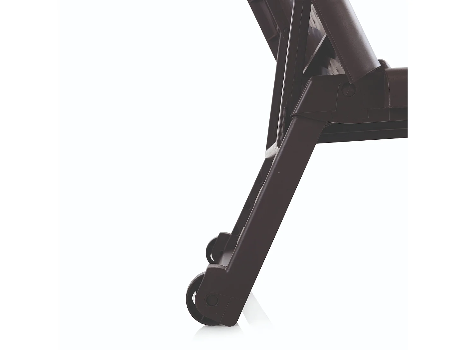 Tumbona de jardín plegable con ruedas Dream Wenge Sund, cómoda y fácil de transportar