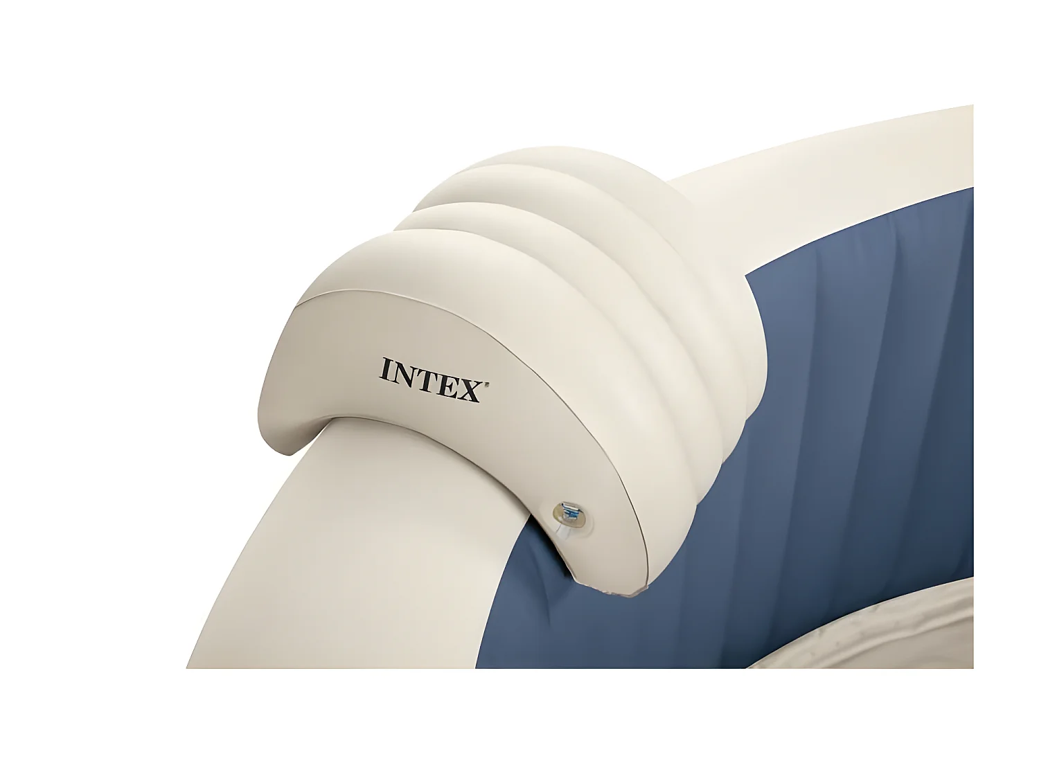 PureSpa Intex opblaasbaar zwembad 6 personen marineblauw