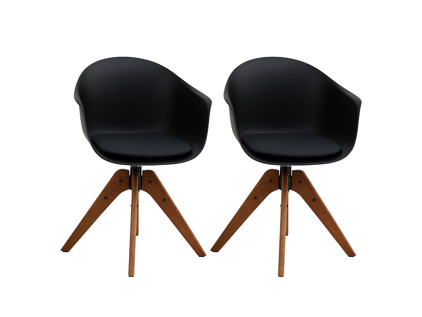 Flyshop Lot De 5 Mousquetons Pivotants En Plastique Noir