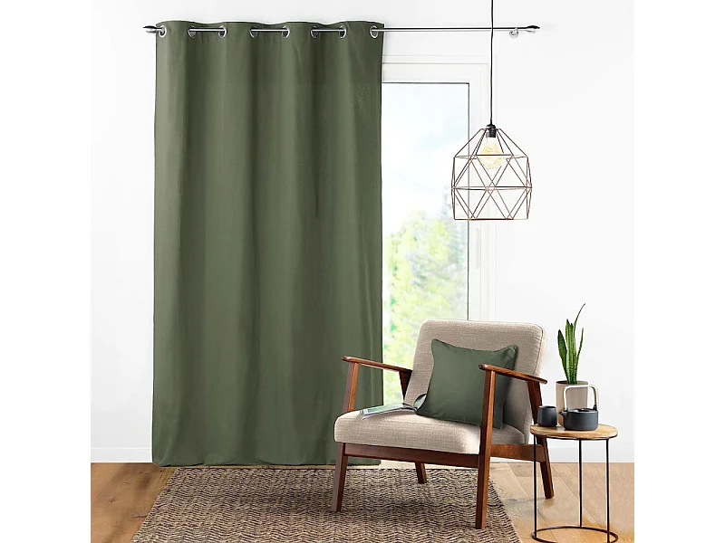 Coussin Déco "Panama" 60x60cm Kaki