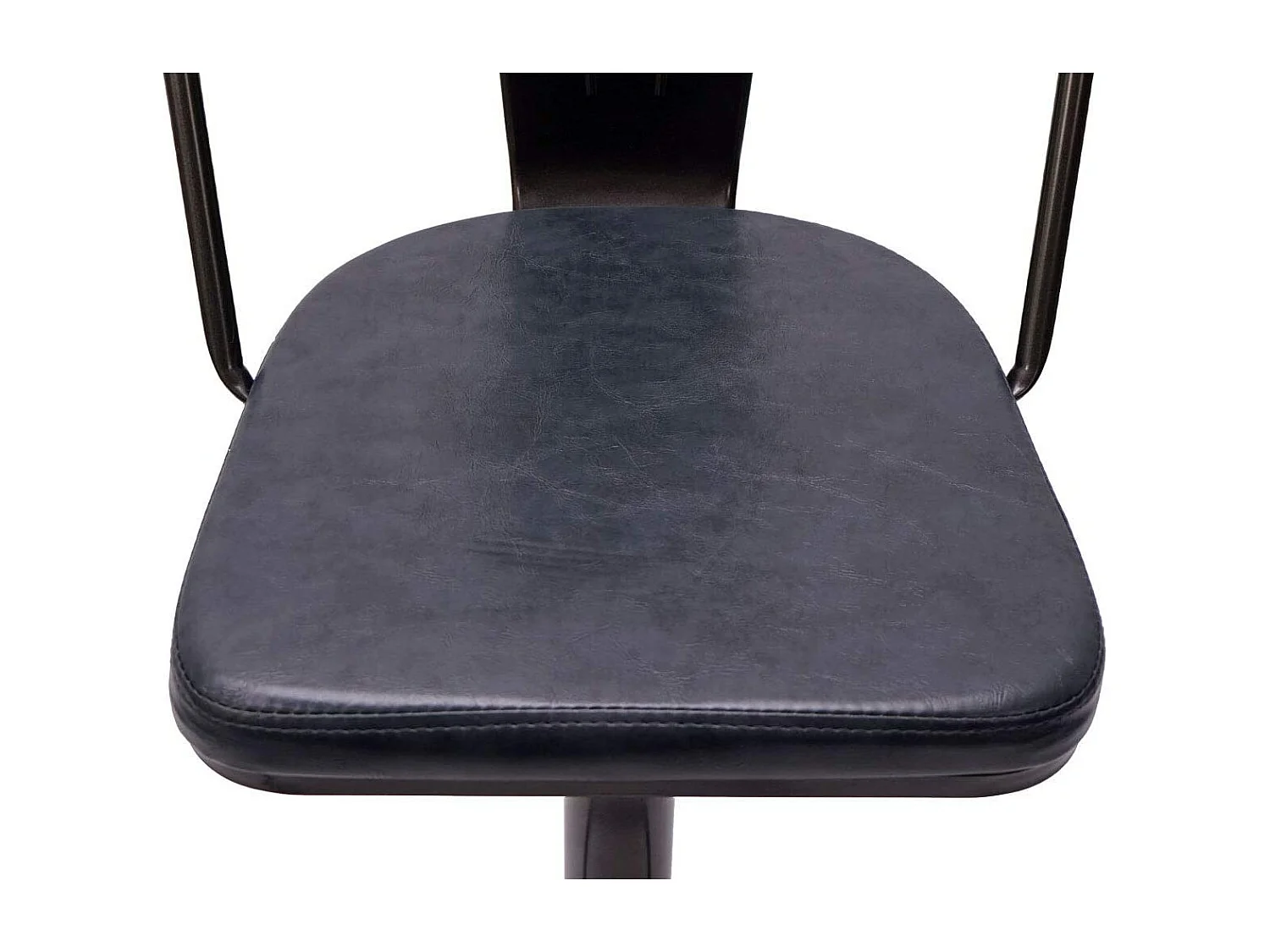 2x tabourets de bar métal grise 43 x 42 x 112 cm TDB04054