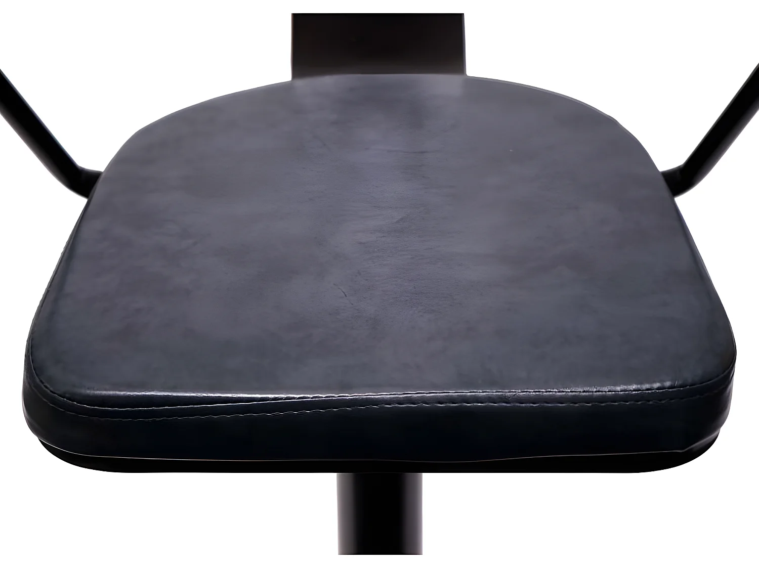 2x tabourets de bar métal grise 51 x 45 x 108 cm TDB04056