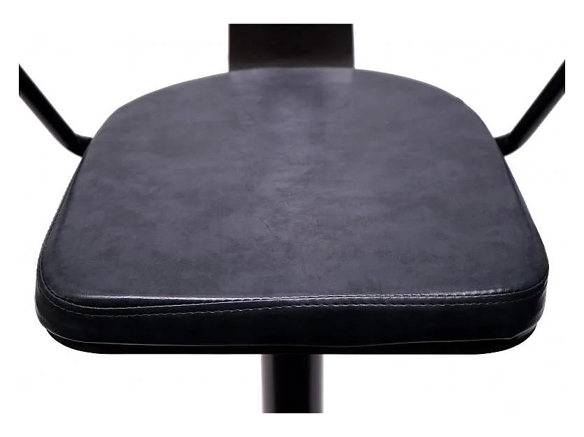 2x tabourets de bar métal grise 51 x 45 x 108 cm TDB04056