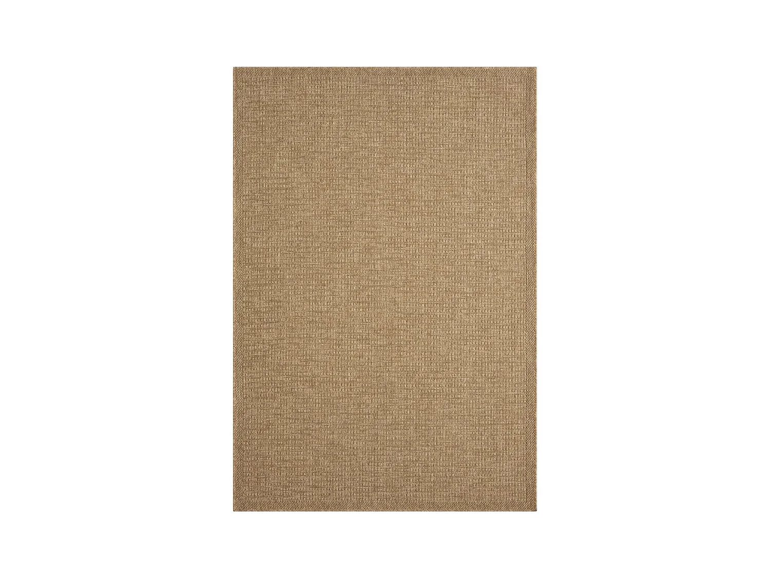 Tapis extérieur 80x150 tissé kilim marron LYN13 JUTE ART K