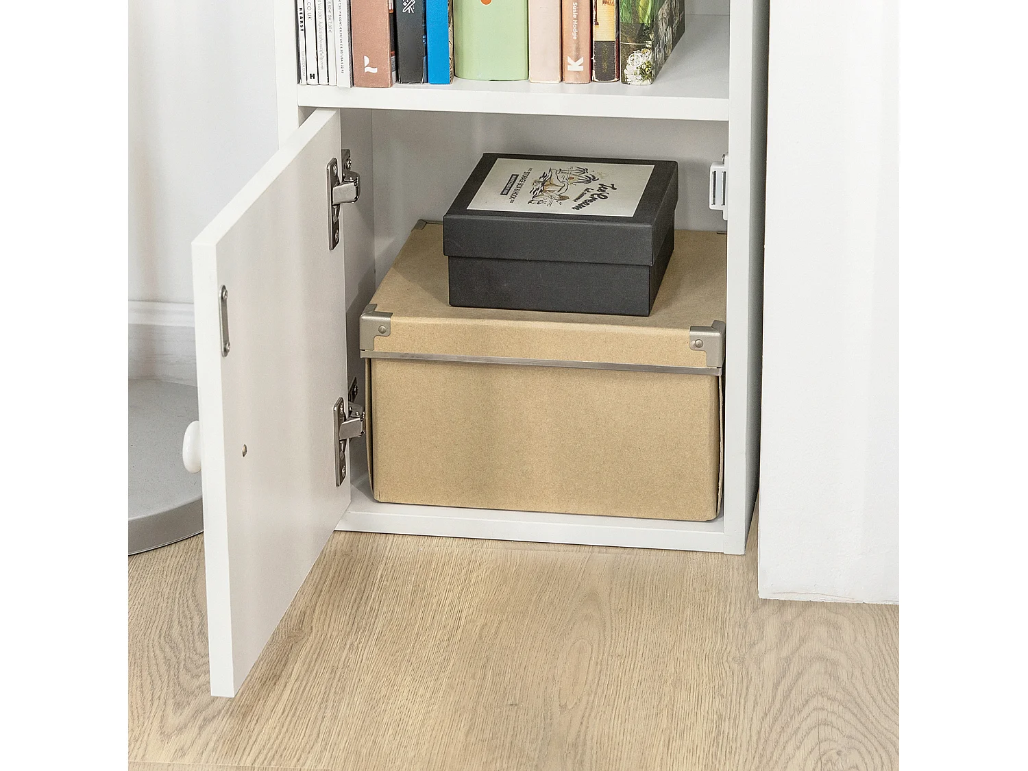 Hochschrank STR10-W 33 x 188 x 24 cm Weiß