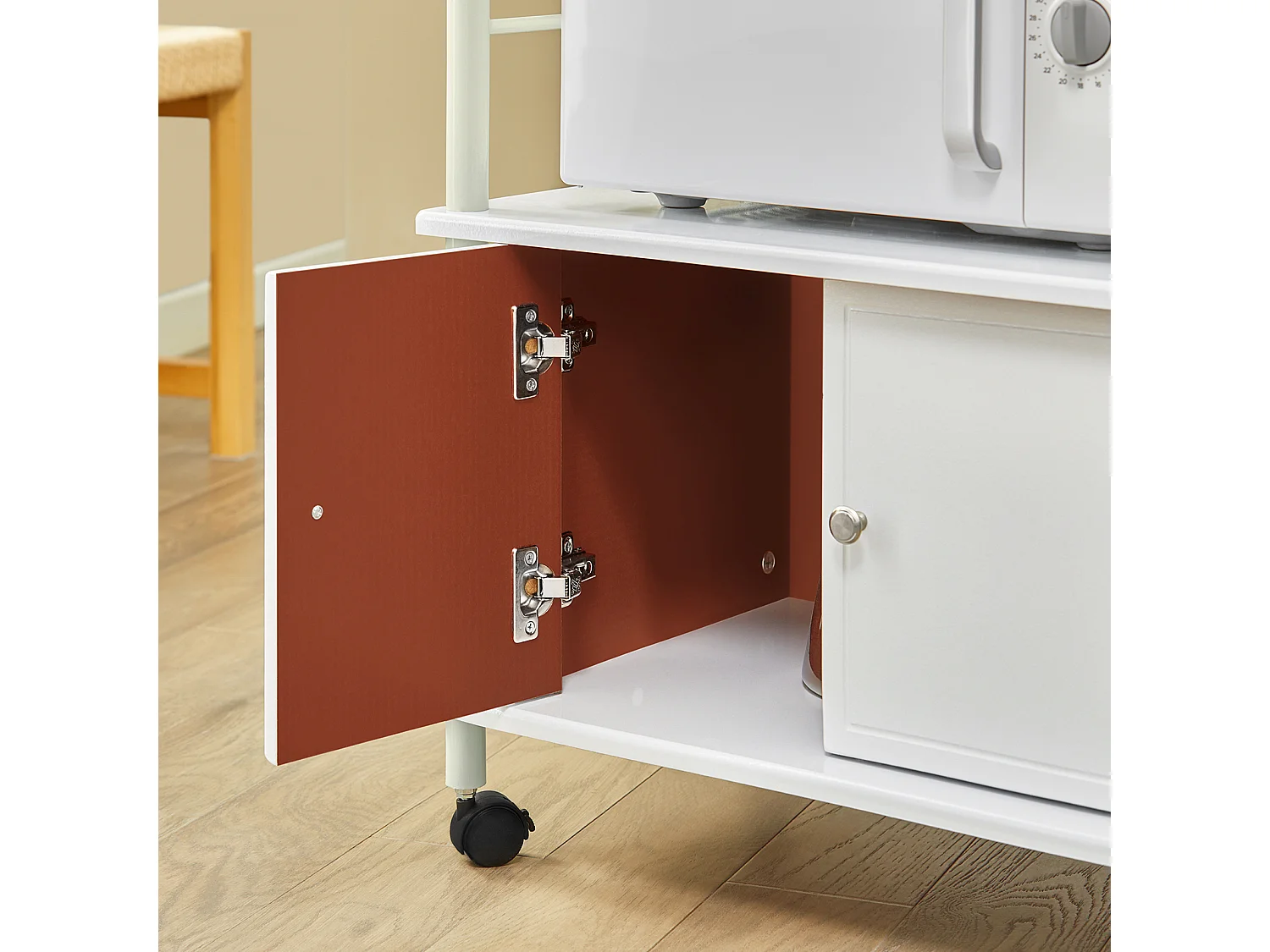 Mikrowellenschrank FRG12-W 60 x 114 x 40 cm Weiß