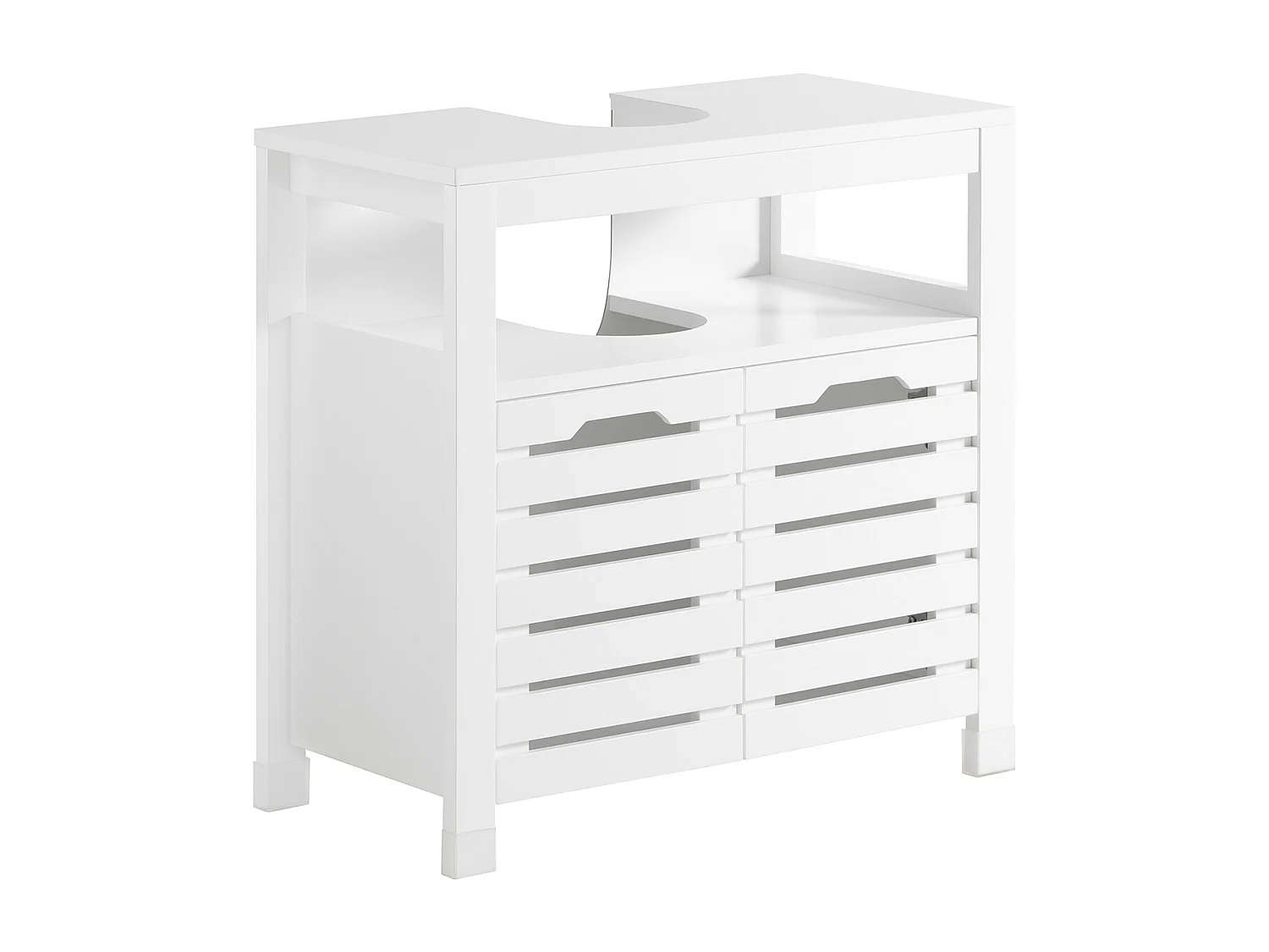 Meuble Sous-lavabo, Meuble Sur Pieds De Salle De Bain, Meuble Sous-vasque, BZr58-w