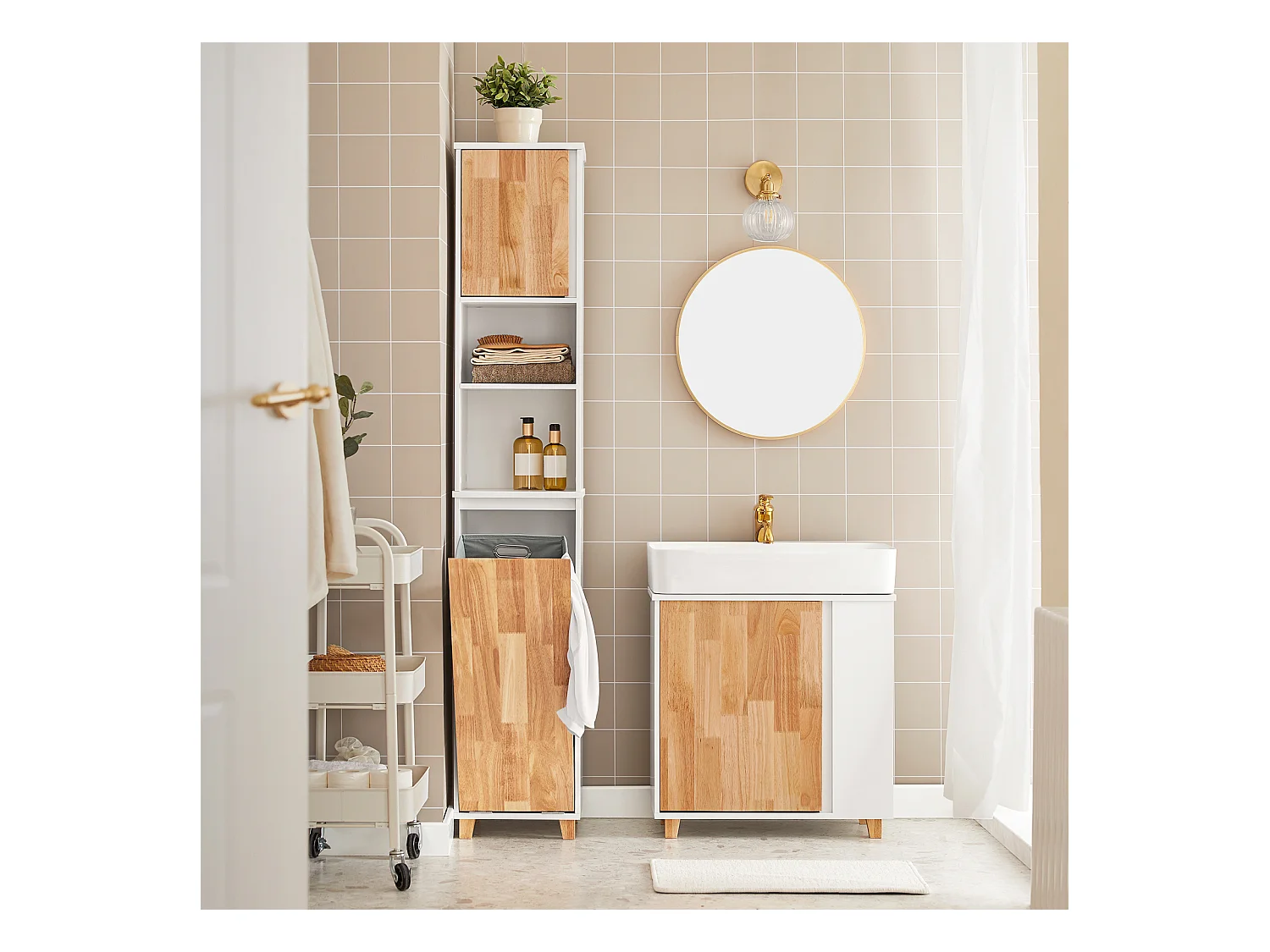 Szafka pod umywalkê Łazienkowy BZR75-W