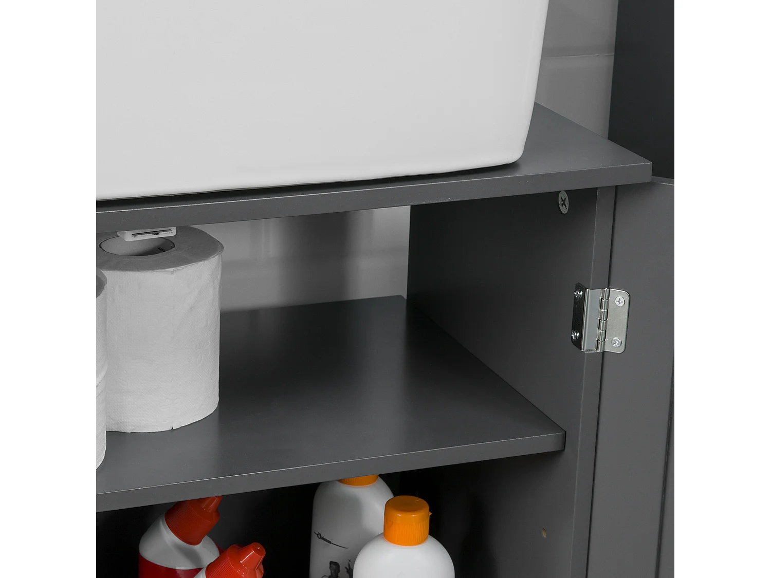 Waschbeckenunterschrank BZR18-DG 60 x 60 x 30 cm Grau