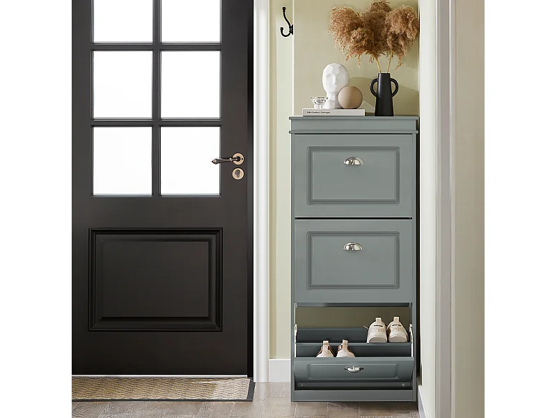 SoBuy armário de sapatos, Armário de sapatos estreito, armário para sapatos FSR94-HG