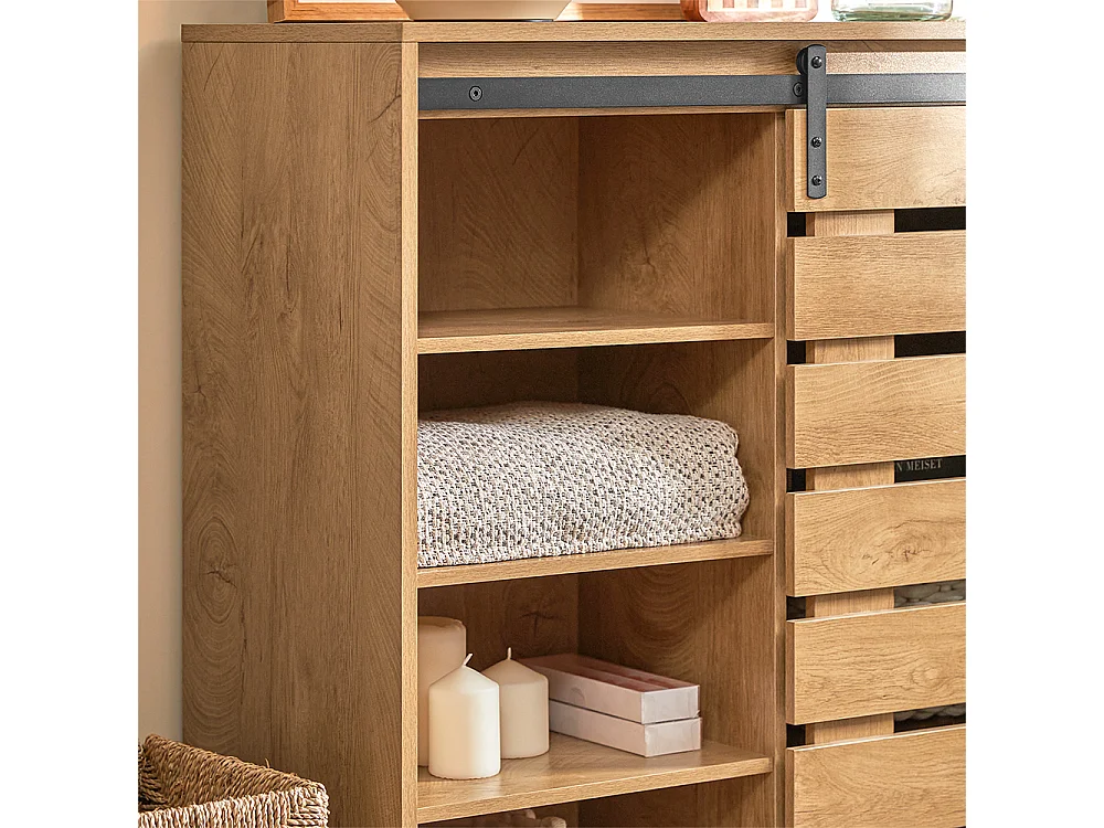 Schuhschrank FSB65-N 80 x 89 x 35 cm Braun