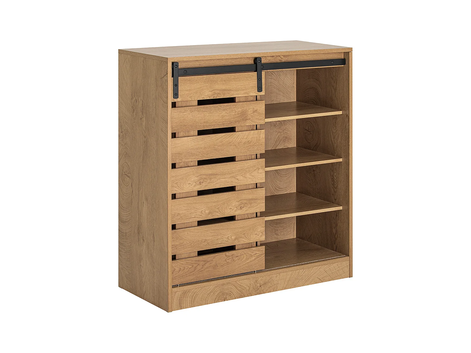 Armoire À Chaussures Meuble De Rangement À Chaussures Commode À Chaussures Meuble D'entrée, Fsb65-n