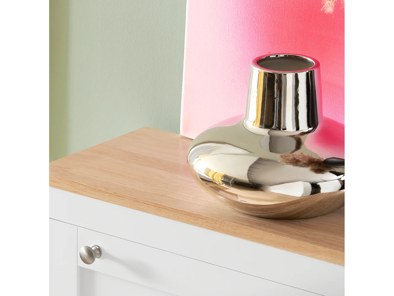 Meuble à Chaussures à 3 Abattants Meuble de Rangement à Chaussures Armoire à Chaussures, FSR144-WN