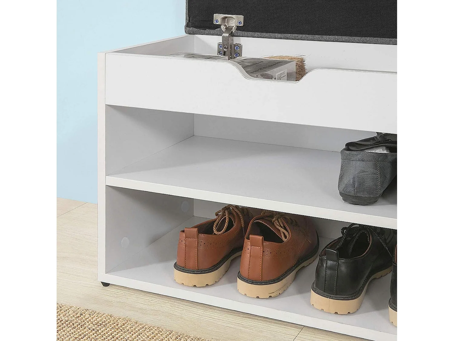 Ławka na buty z pojemnikiem i siedziskiem FSR25-HG