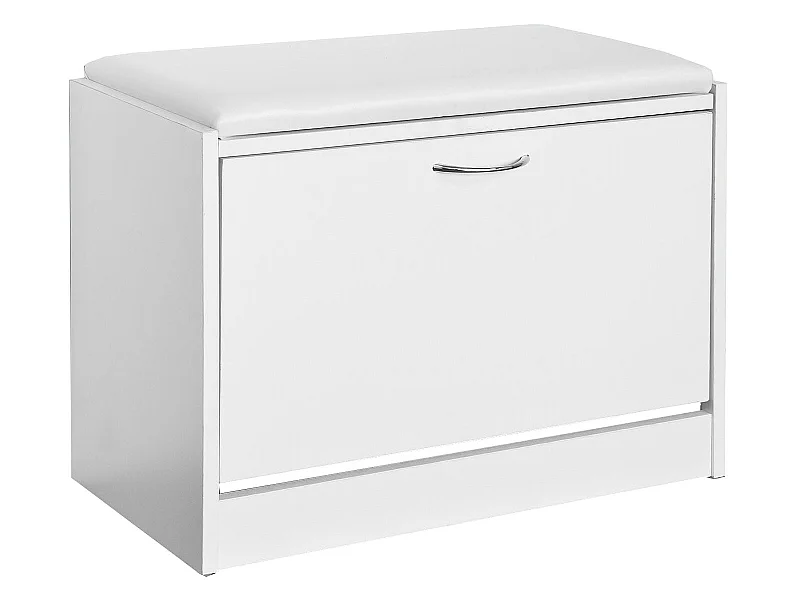 Banco Zapatero, Taburete, Puff Caja, Banco, Estantería para Zapatos, Chifonier Blanco FSR16-W SoBuy ES