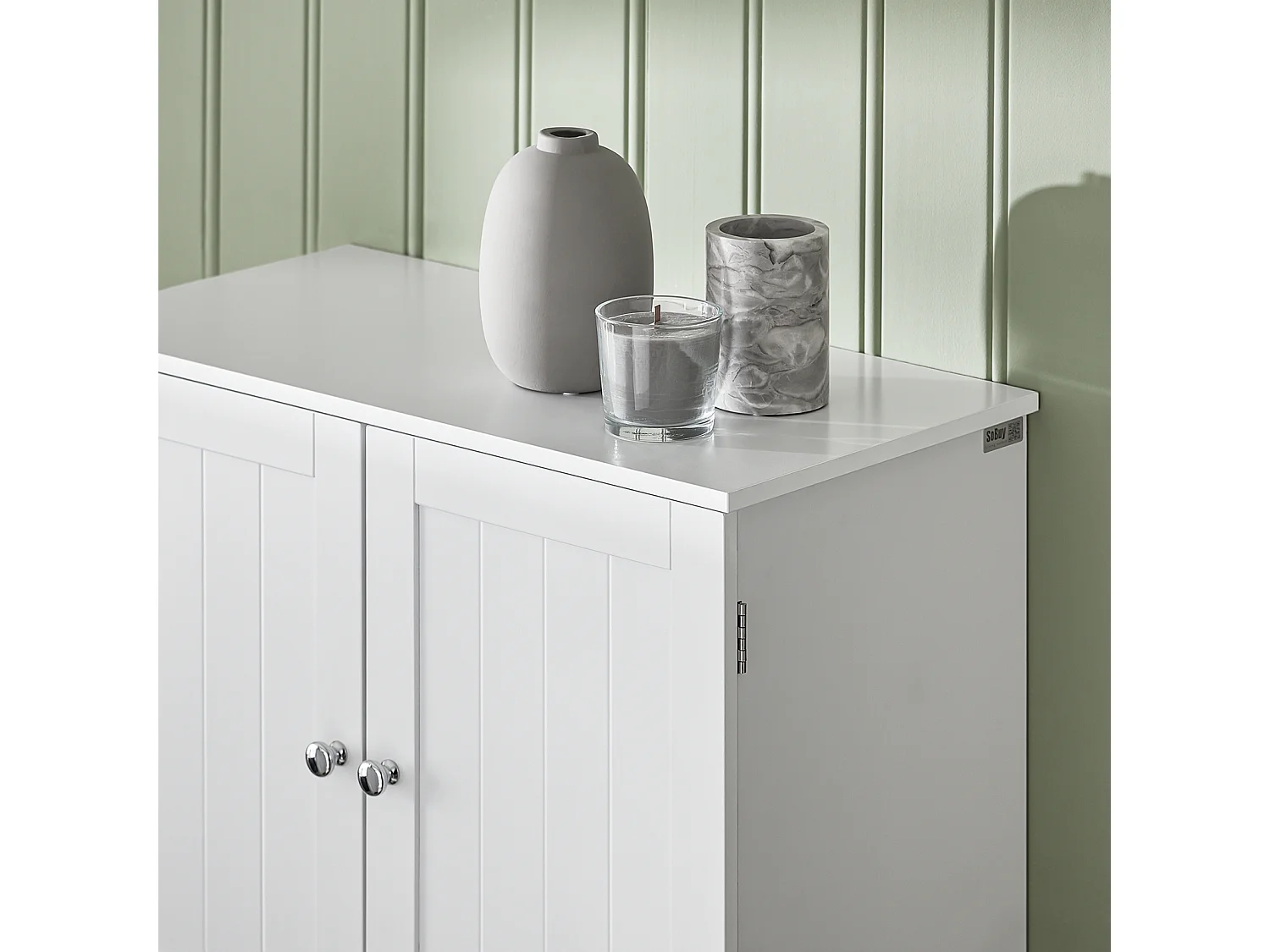 Sitzbank FSR16-K-W 60 x 47 x 24 cm Weiß