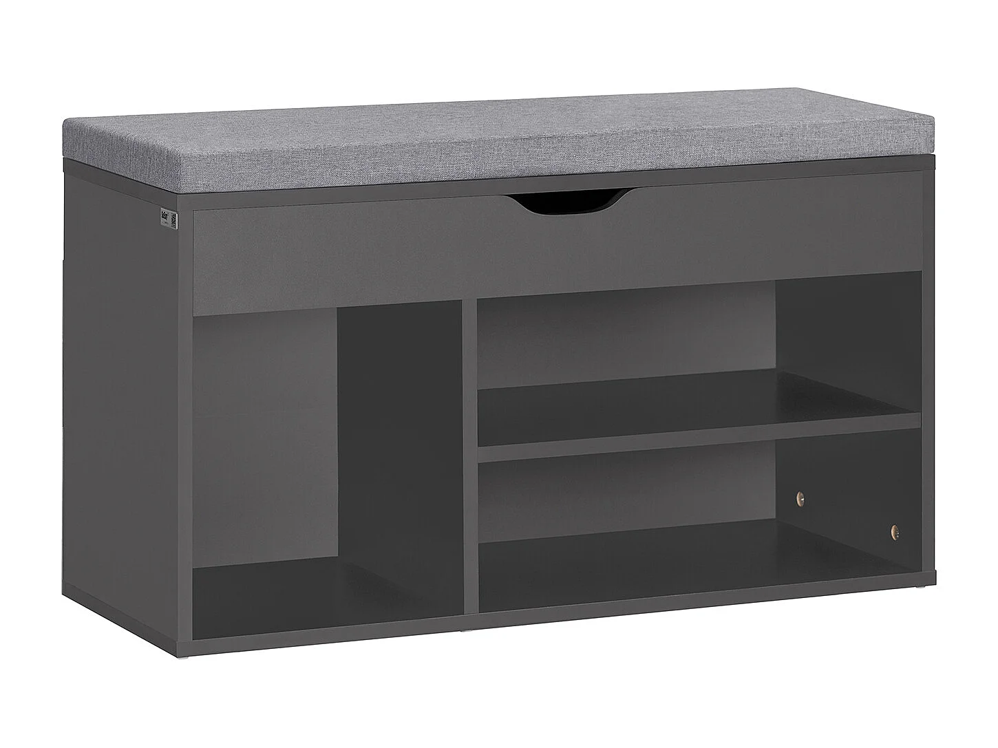 Sitzbank FSR45-DG 80 x 46 x 30 cm Grau