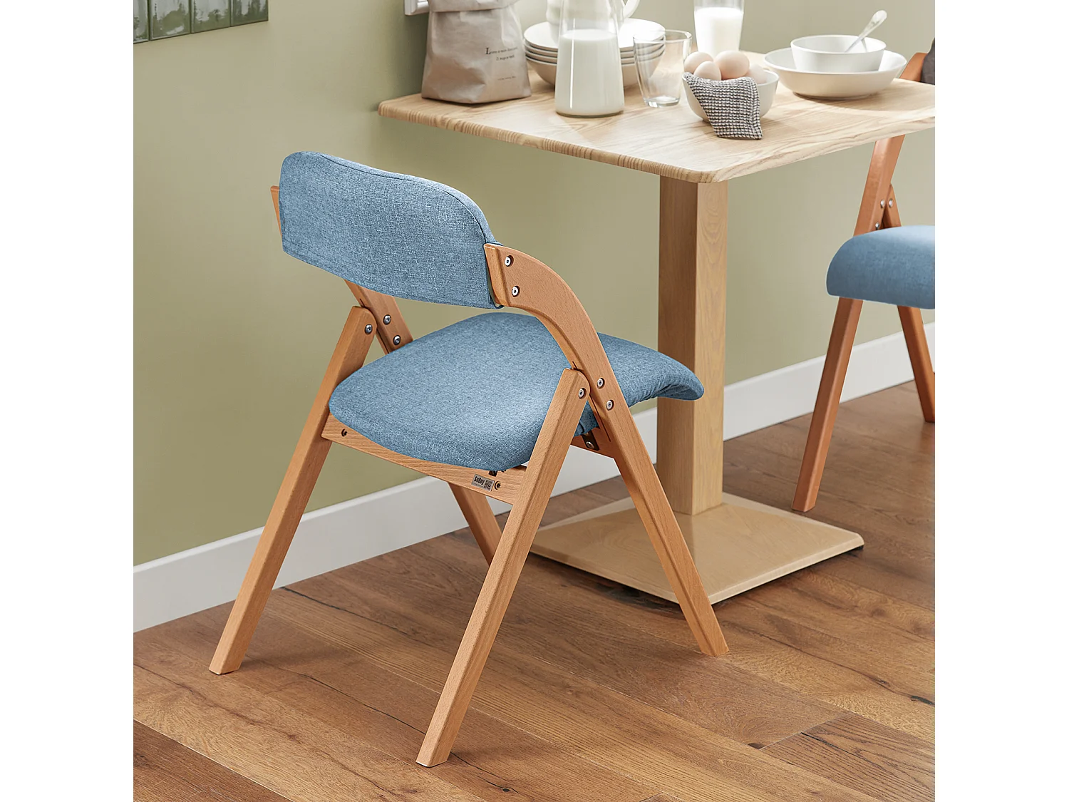 Klappstuhl FST92-BL 47 x 93 x 8 cm Blau