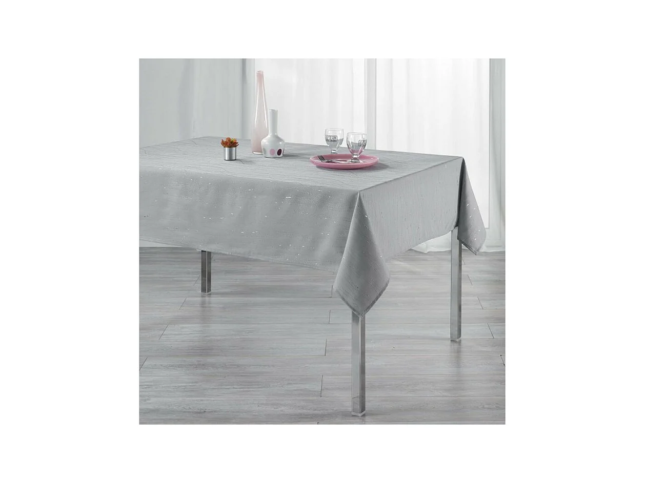 Nappe Rectangulaire "Filiane" 140x240cm Gris