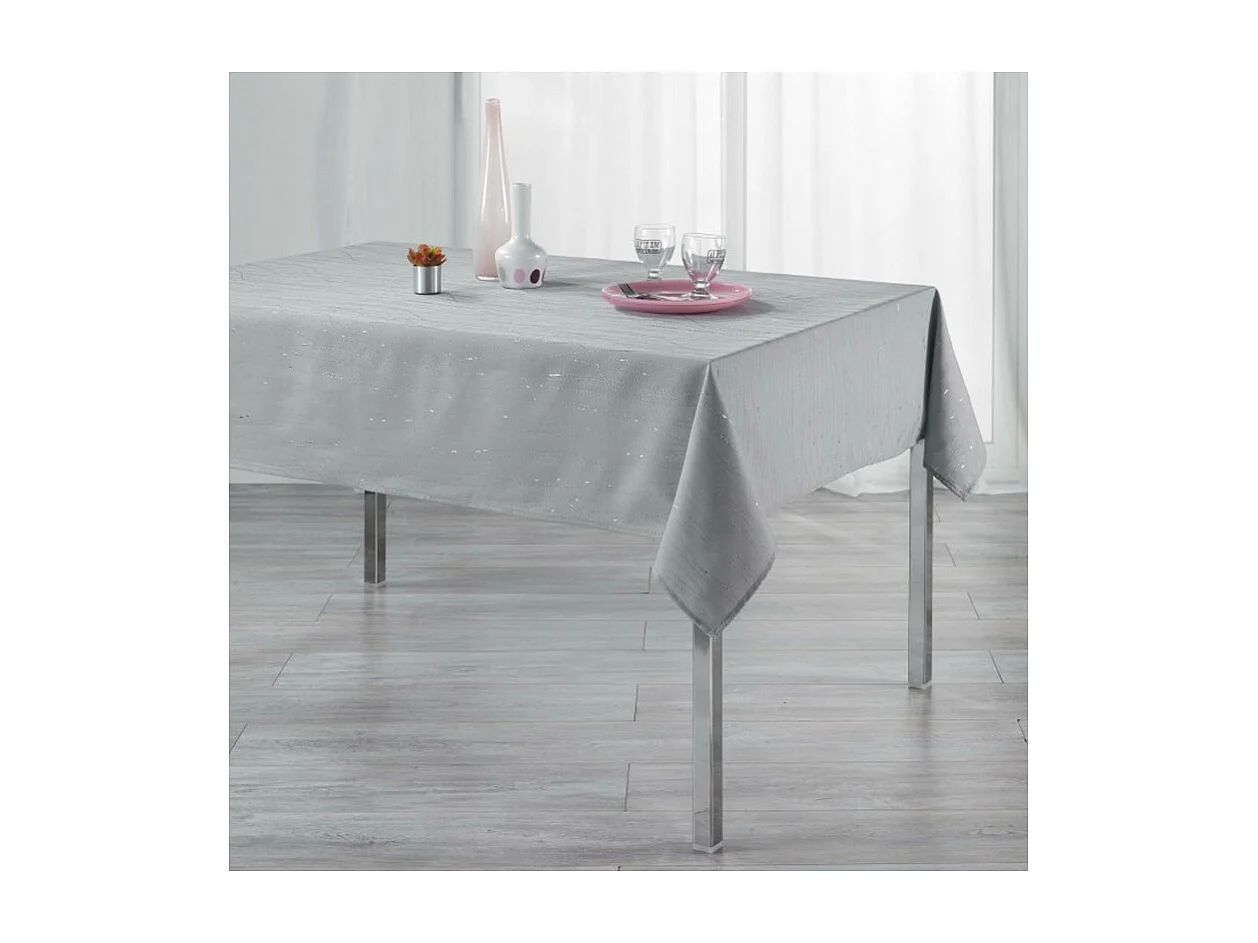 Nappe Rectangulaire "Filiane" 140x240cm Gris