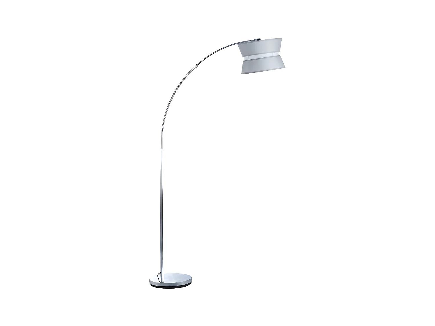 Lampadaire Arc Design "Melstone" 178cm Gris