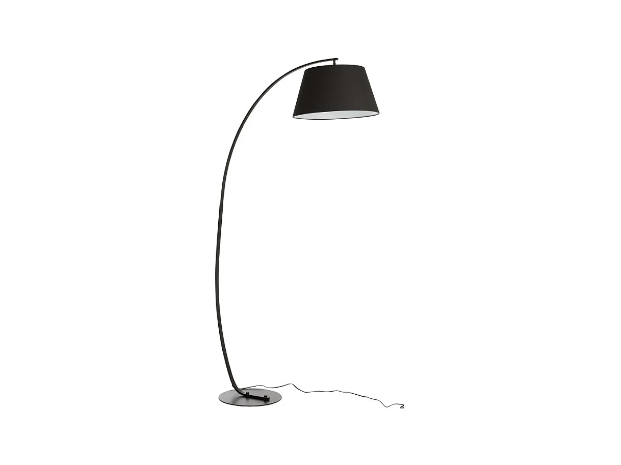 Lampadaire Design en Métal "Grung" 188cm Noir