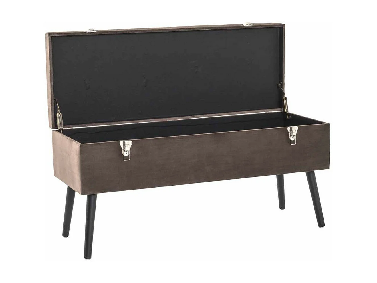 Banc & Coffre de Rangement "Valise" 106cm Taupe