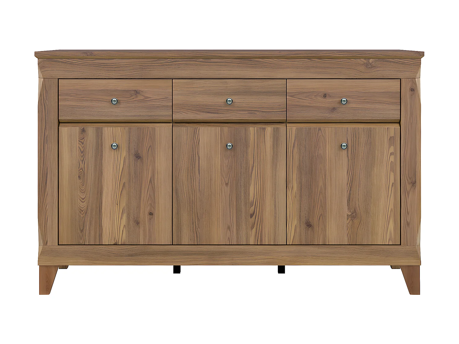Raya Houten 3-deurs dressoir met 3 laden