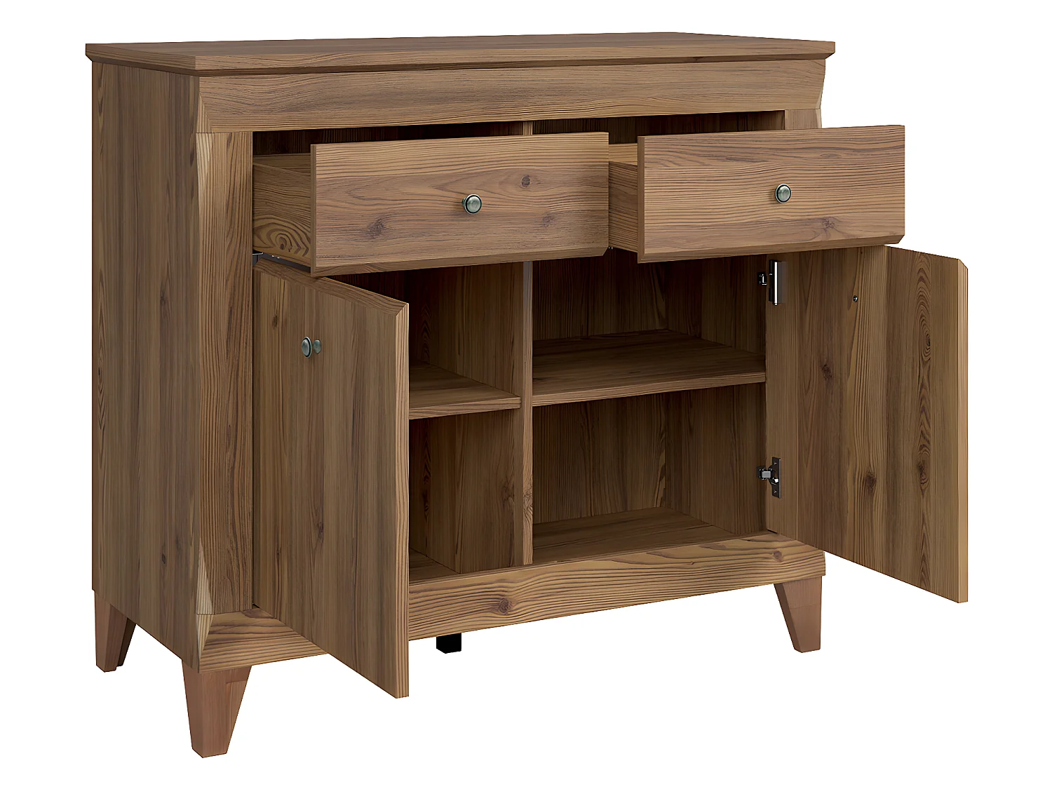 Buffet 2 portes 2 tiroirs Raya Bois