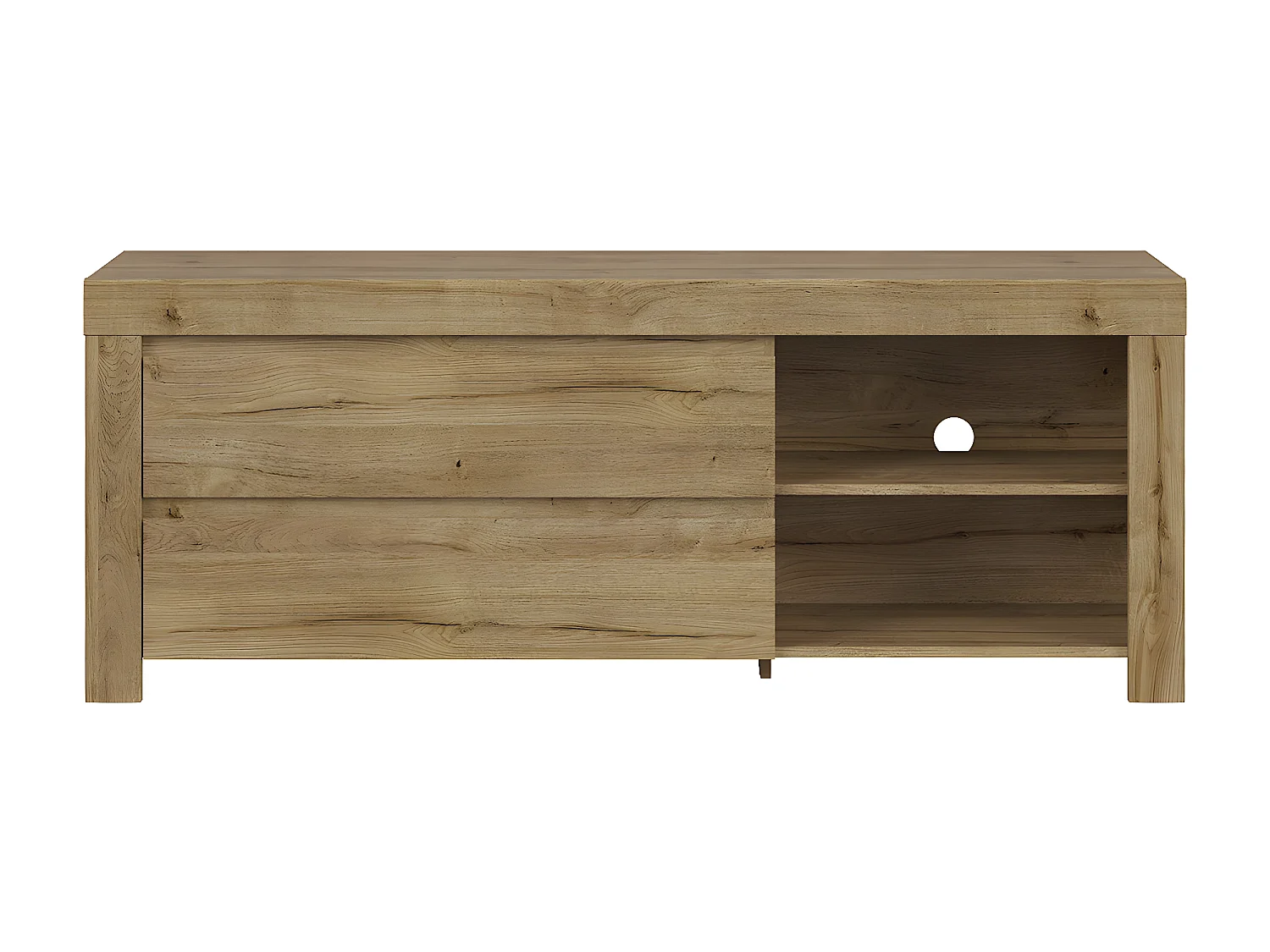 Móvel TV 2 gavetas Hella madeira 156cm