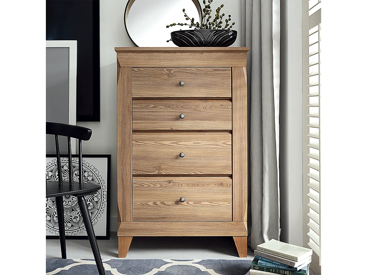 Chiffonnier 4 tiroirs Raya Bois