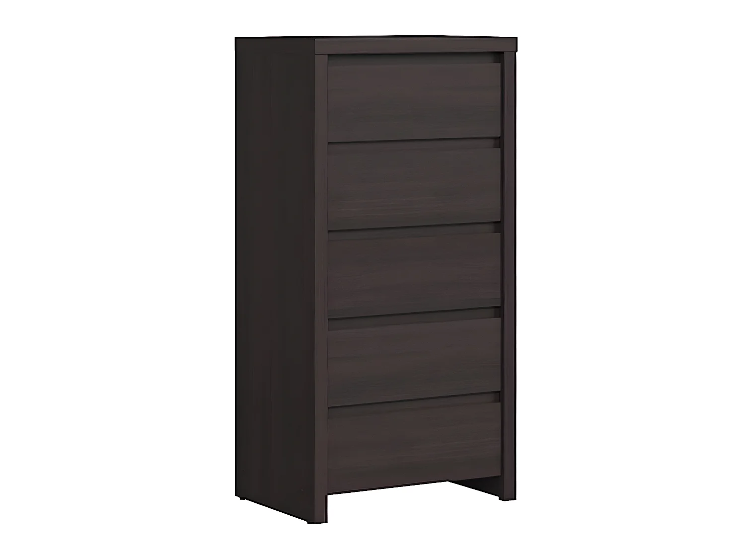 Chiffonnier 5 tiroirs Soren Bois Wengé