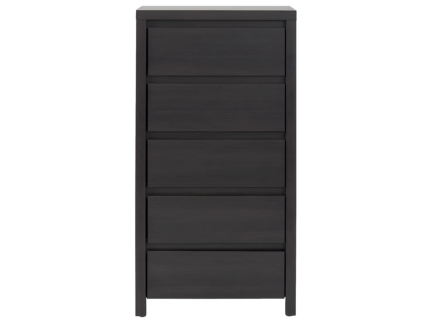 Chiffonnier 5 tiroirs Soren Bois Wengé