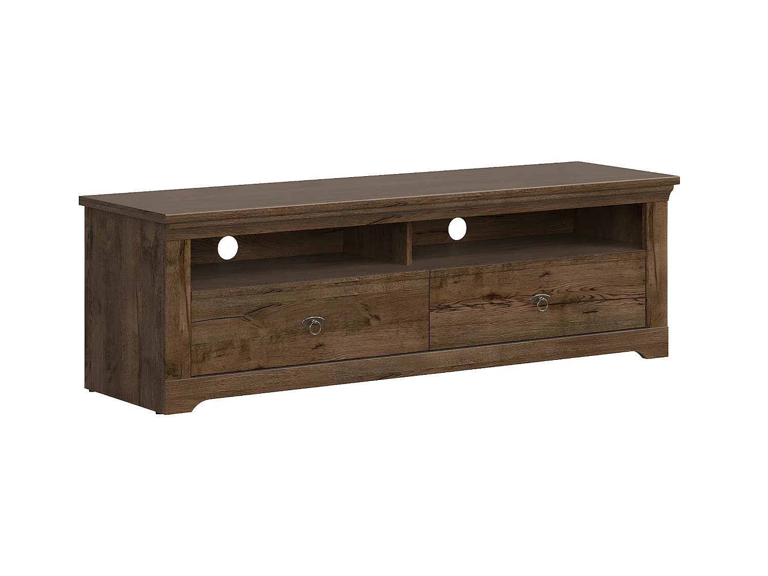 TV-meubel met 2 laden 153 cm Noé Hout